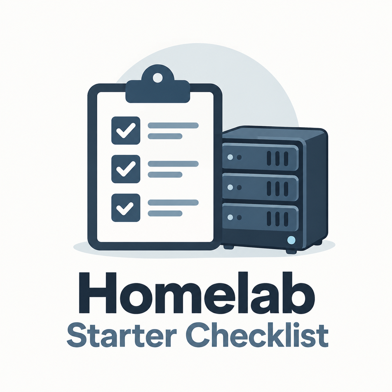 Day One Homelab + Proxmox Checklist - Free lead magnet for YTV014 cover